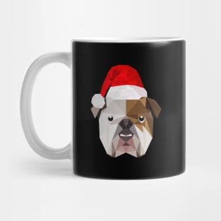 Christmas BullDog Santa Hat Bull Dog Shirt Mug